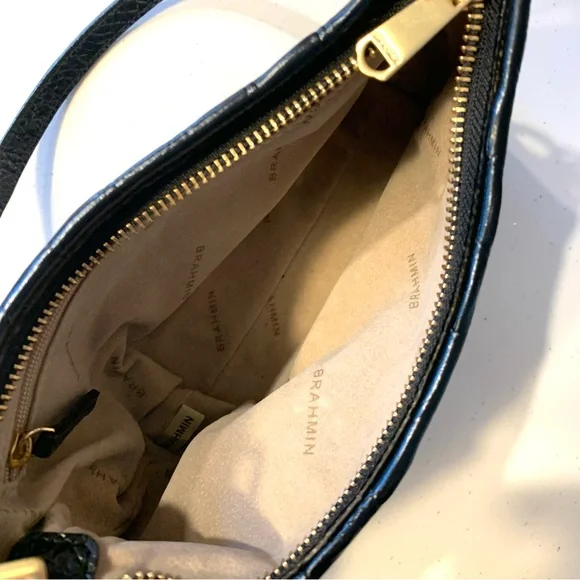 Brahmin Anytime mini croc shoulder bag - Picture 7 of 9